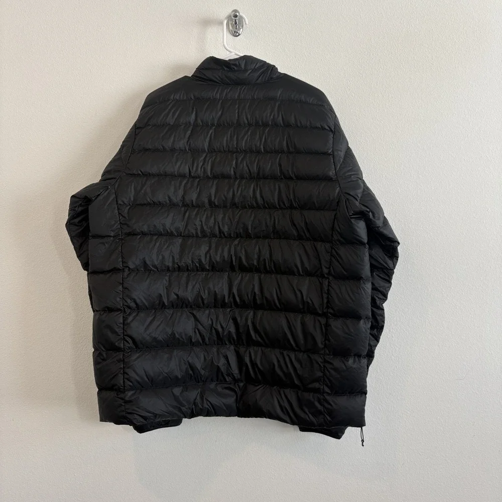 REI‎ Coop Down Jacket Men XL Tall Black Light Weight Outdoor Hiking Travel